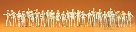 Preiser 72512 - Passanten stehend und gehend 1:72