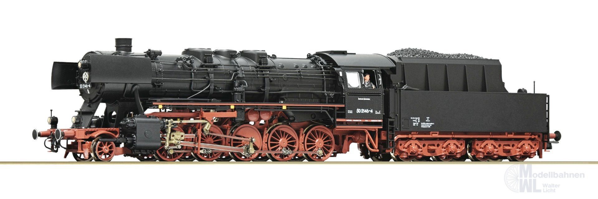 Roco 7120039 - Dampflok BR 50 2146-4 DR Ep.IV H0/GWS Sound