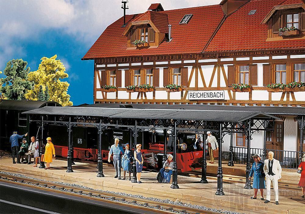 Pola 330908 - Überdachter Bahnsteig Spur G 1:22,5