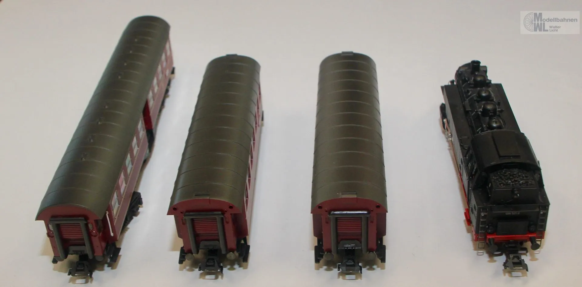 Märklin 26508 - MÄRKLIN - Zugpackung Nahverkehr Dampflok BR 86 + 3 Wagen DB Ep.III H0/WS Digital