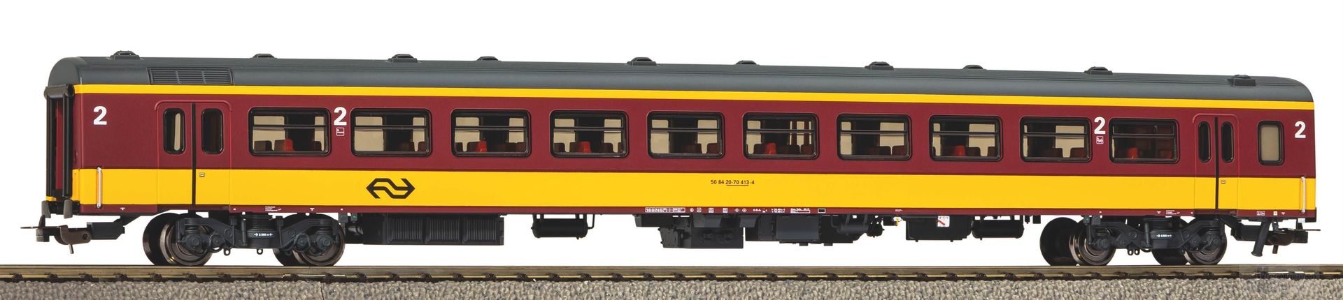 Piko 97643 - Personenwagen ICR NS/SNCB Ep.IV 2.Kl. 2.Betr.Nr. H0/GL