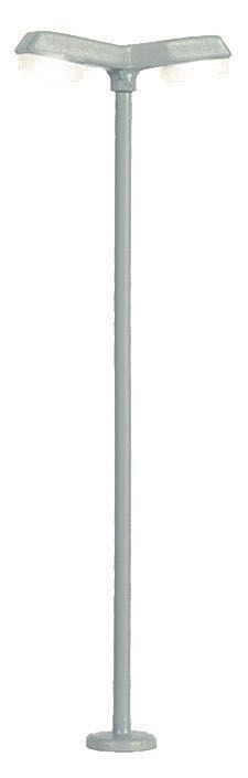 Viessmann 6498 - Straßenleuchte modern doppelt LED weiß N 1:160 Viessmann 6498 - Straßenleuchte modern doppelt LED weiß N 1:160