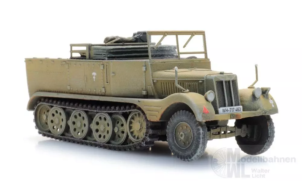 ARTITEC b.v. 6870585 - WM Sd.Kfz. 11 Leichter Zugkraftwagen 3 t Afrika Fertigmodell H0 1:87