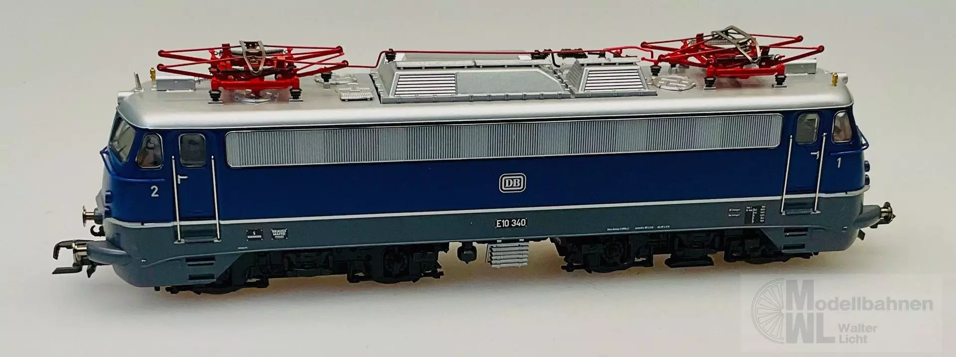 Roco 63697 - Roco - E-Lok E10 340 DB Ep.III Bügelfalte Rahmen grau H0/GL