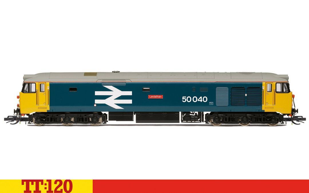 HORNBY TT TT3014M - Diesellok Class 50 Co-Co 50040 Leviathan TT 1:120
