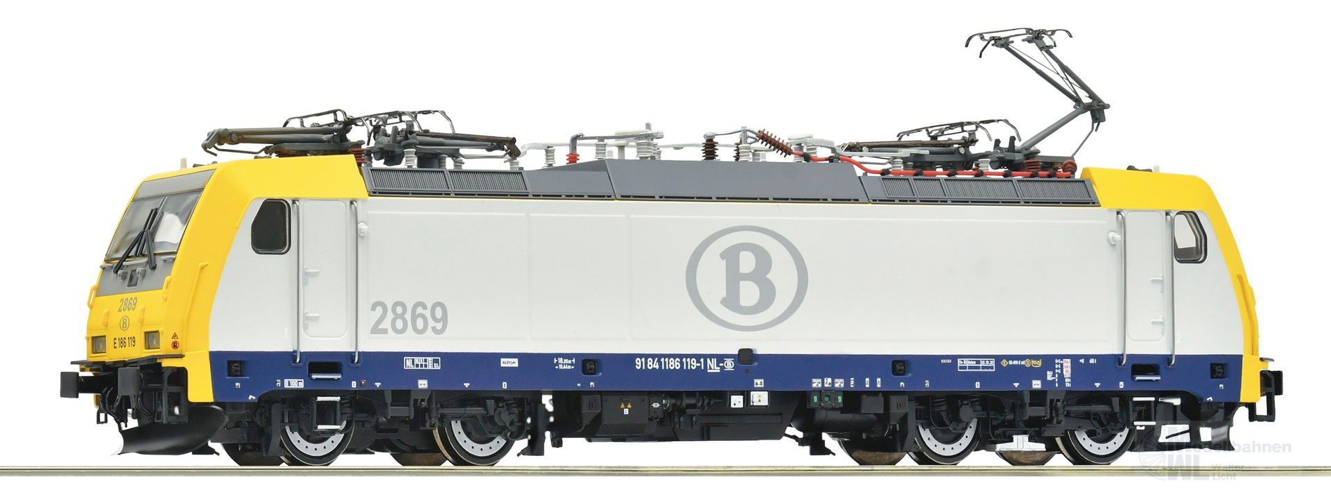 Roco 7520166 - E-Lok BR 186 SNCB Ep.VI H0/WS Sound