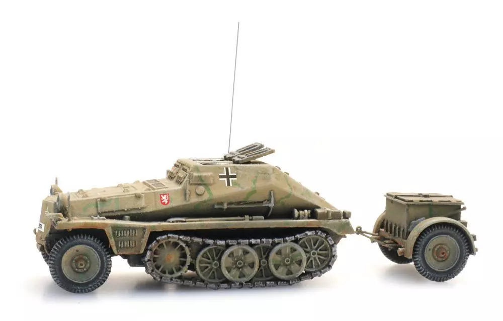 ARTITEC b.v. 6870356 - WM Sd.Kfz. 252 + Sd.Anh. 32 Tarnung H0 1:87