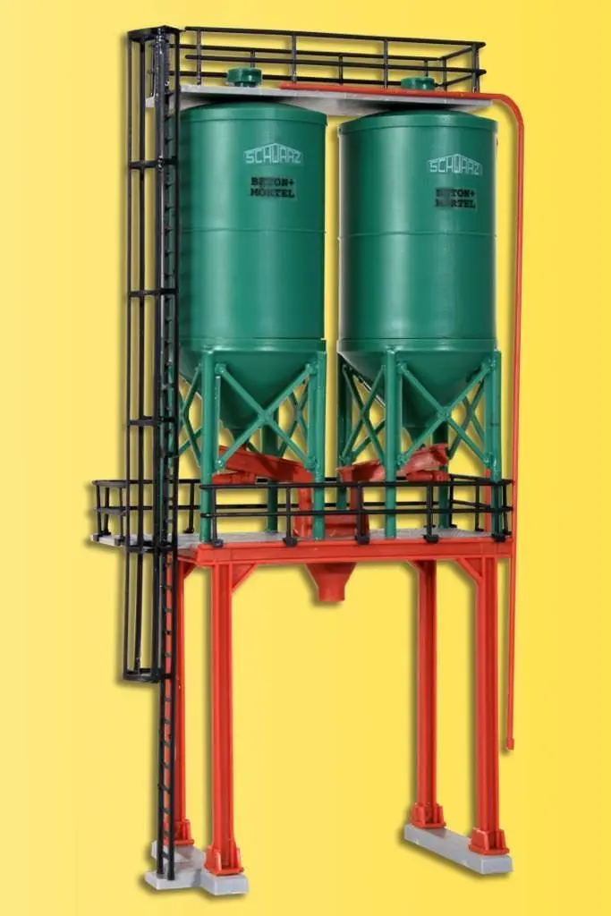 Kibri 39931 - Doppelsilo SchwarzBau H0 1:87