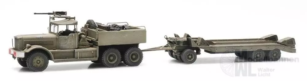 ARTITEC b.v. 6870284 - IDF M19 Diamond T with trailer H0 1:87