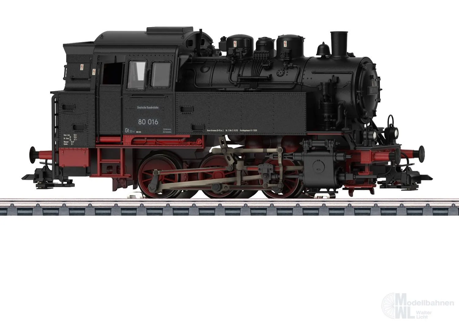 Märklin 37066 - Dampflok BR 80 DB Ep.III H0/WS Sound