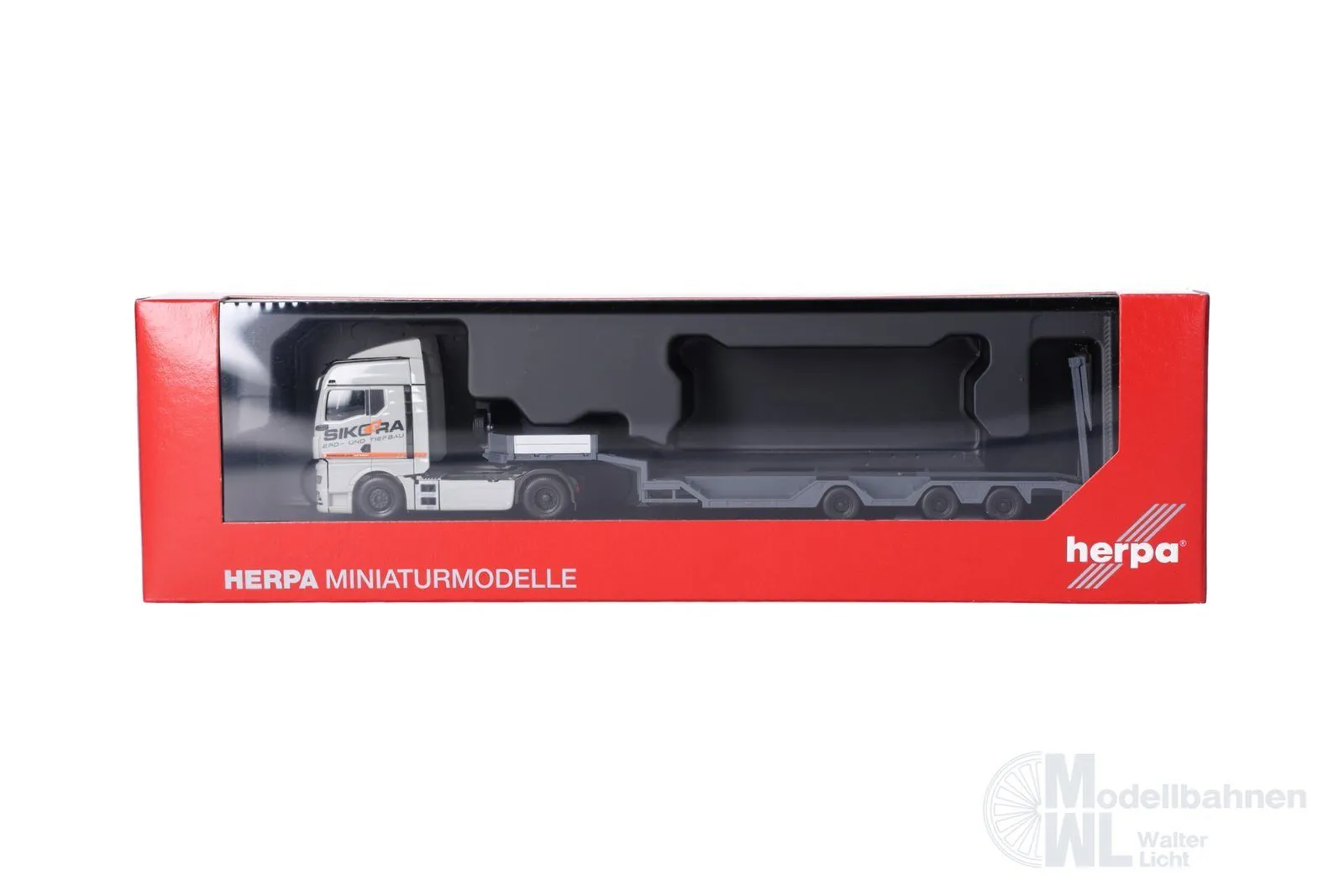 Herpa 320849 - MAN TGX GM Tieflade-Sattelzug Sikora H0 1:87