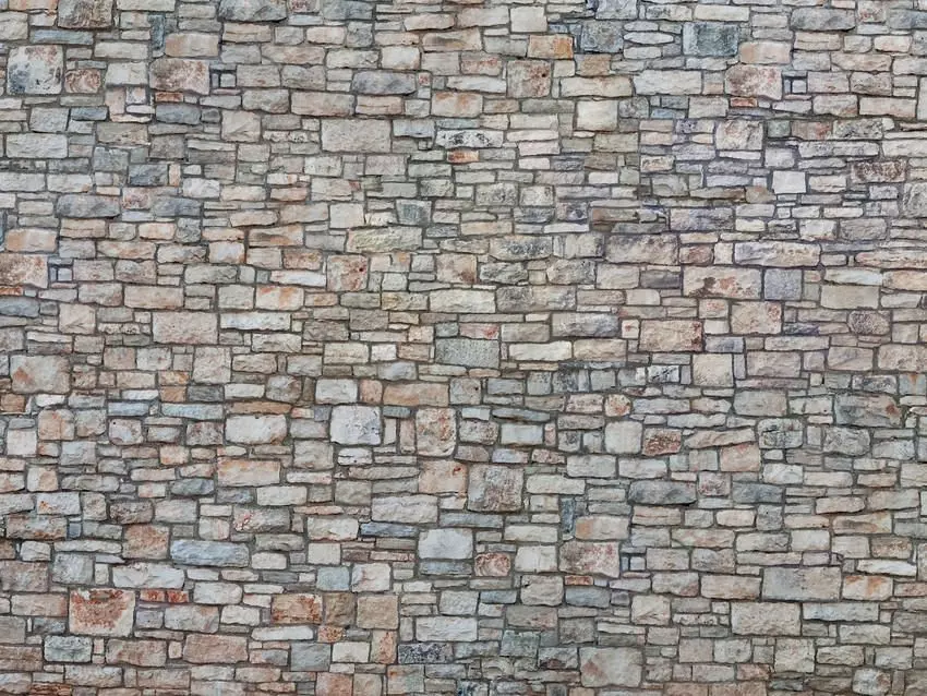 Noch 56640 - 3D-Kartonplatte Bruchsteinmauer bunt H0 1:87