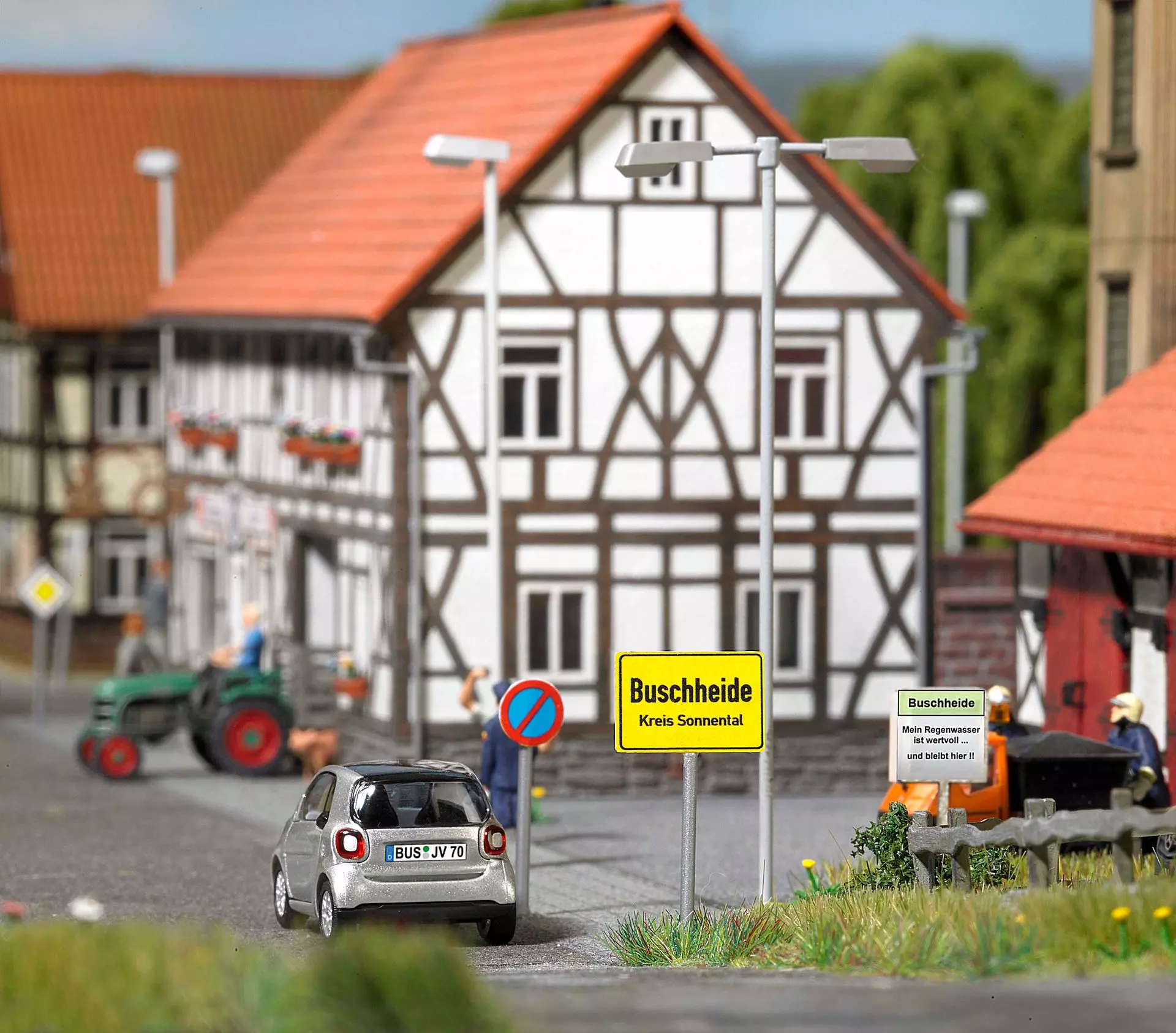 Busch 1173 - Deko-Set Buschheide H0 1:87