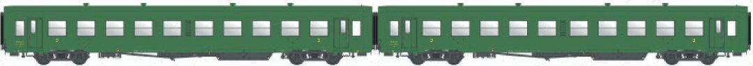 LS Models MW40029 - Personenwagen Set SNCF Ep.IIId USIBmyfi U61 2.Kl. 2.tlg. H0/GL