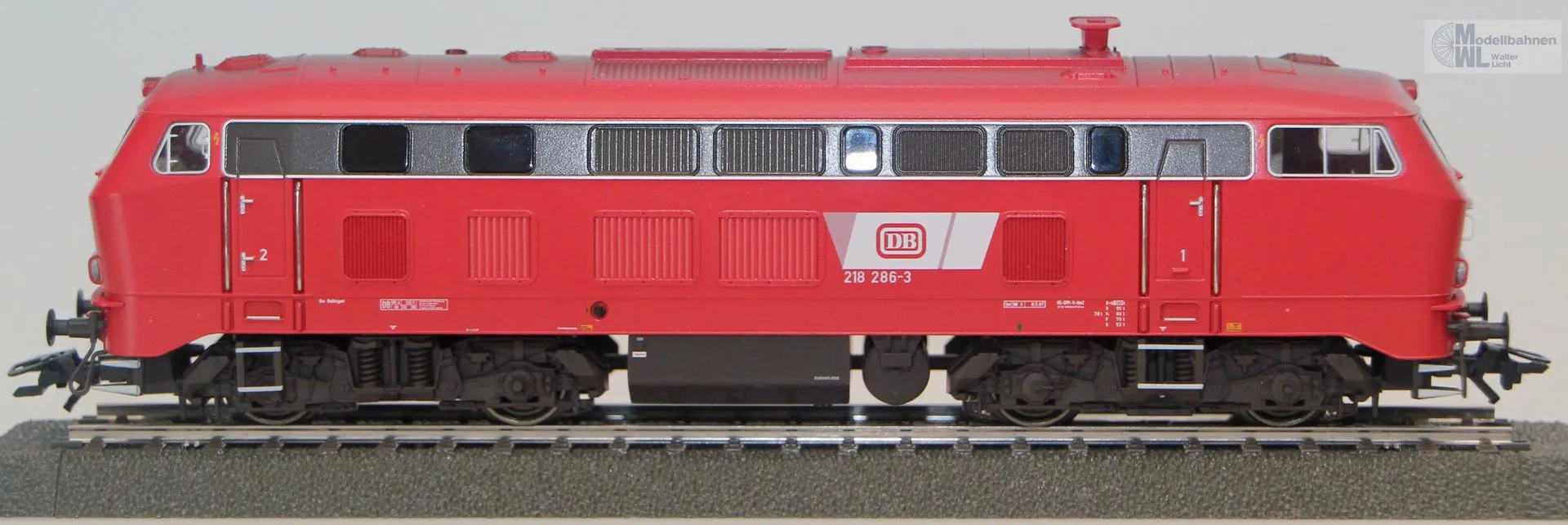 Märklin 37218 - MÄRKLIN - Diesellok BR 218 DB Ep.IV neurot H0/WS Sound mfx