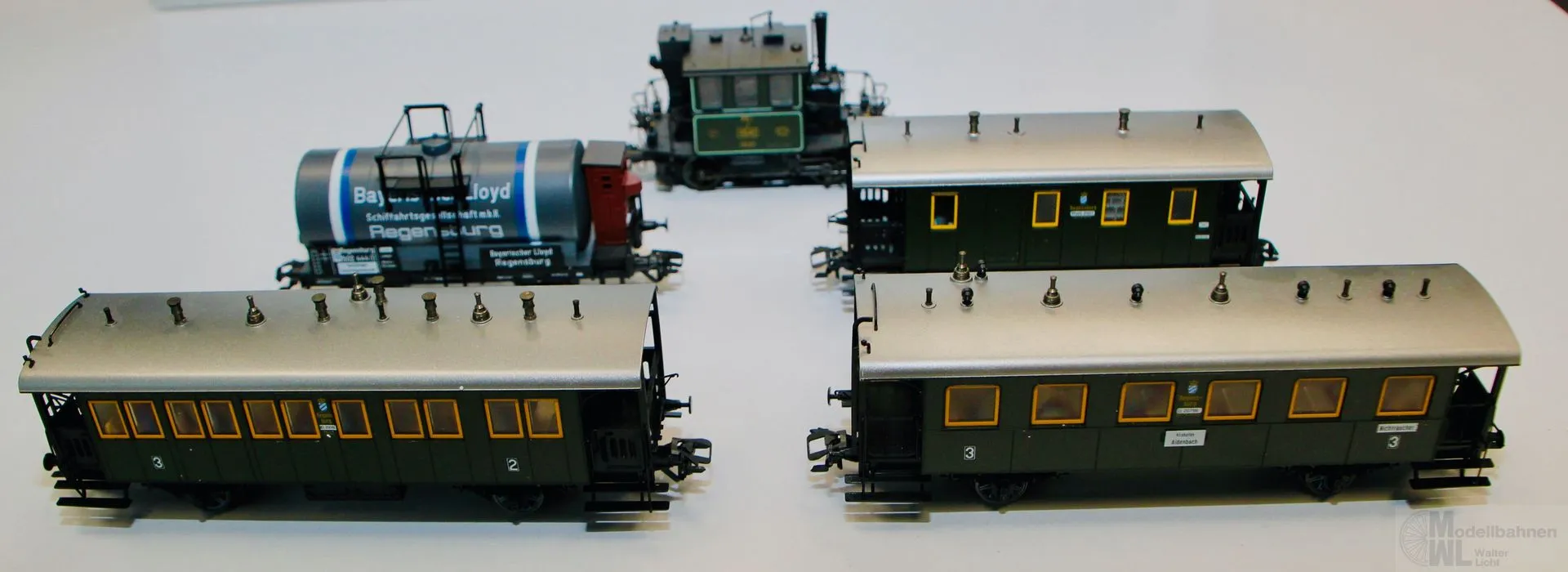 Märklin 26834 - MÄRKLIN - Zugpackung Walhalla K.Bay.Sts.B. Ep.I 5.tlg. H0/WS mfx Sound
