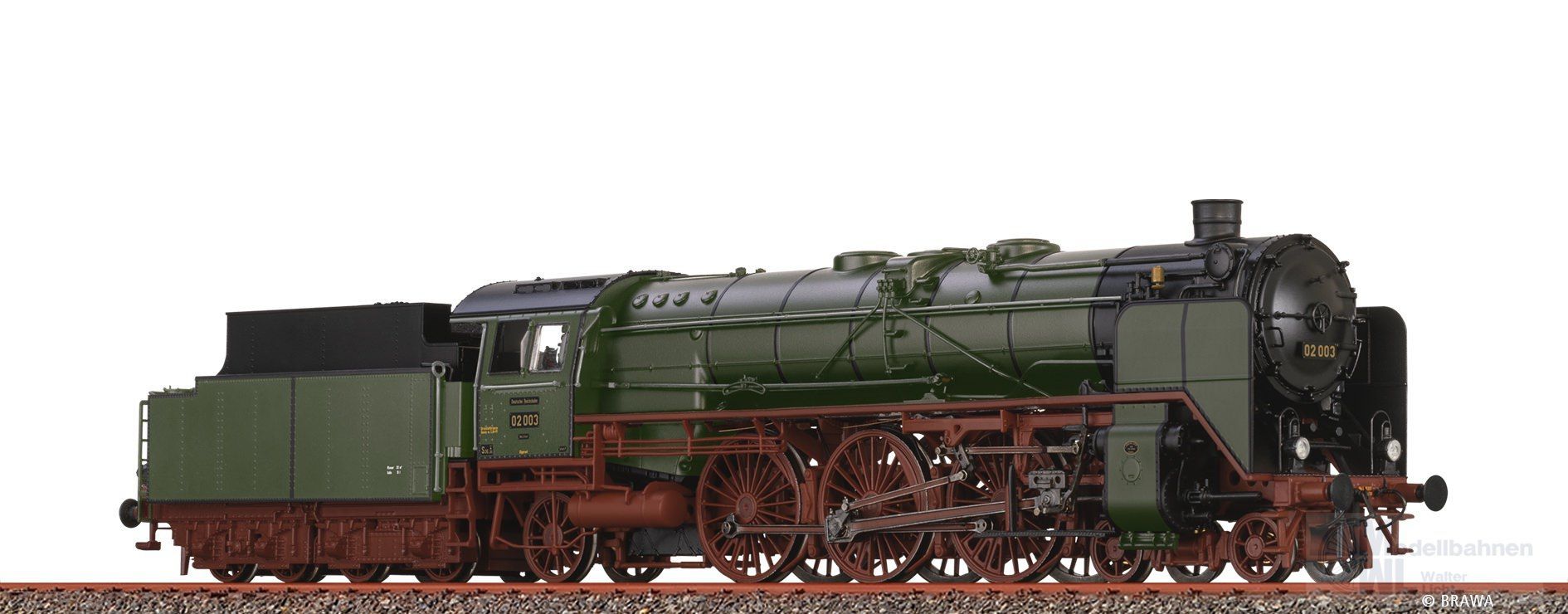 Brawa 70096 - Dampflok BR 02 003 DRG Ep.II H0/GL