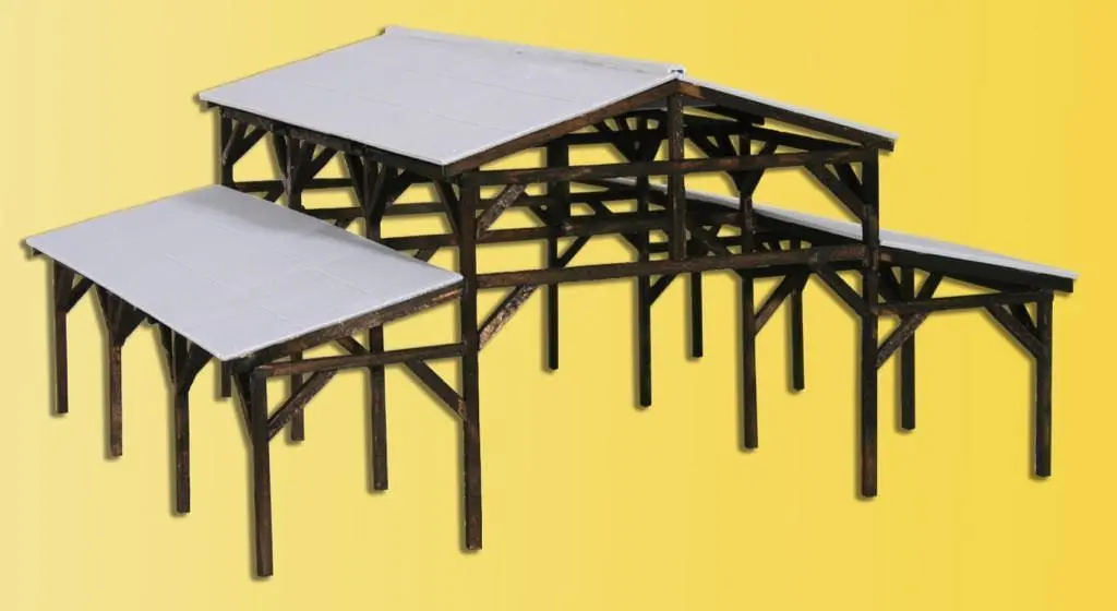 Kibri 39095 - Holzunterstand H0 1:87