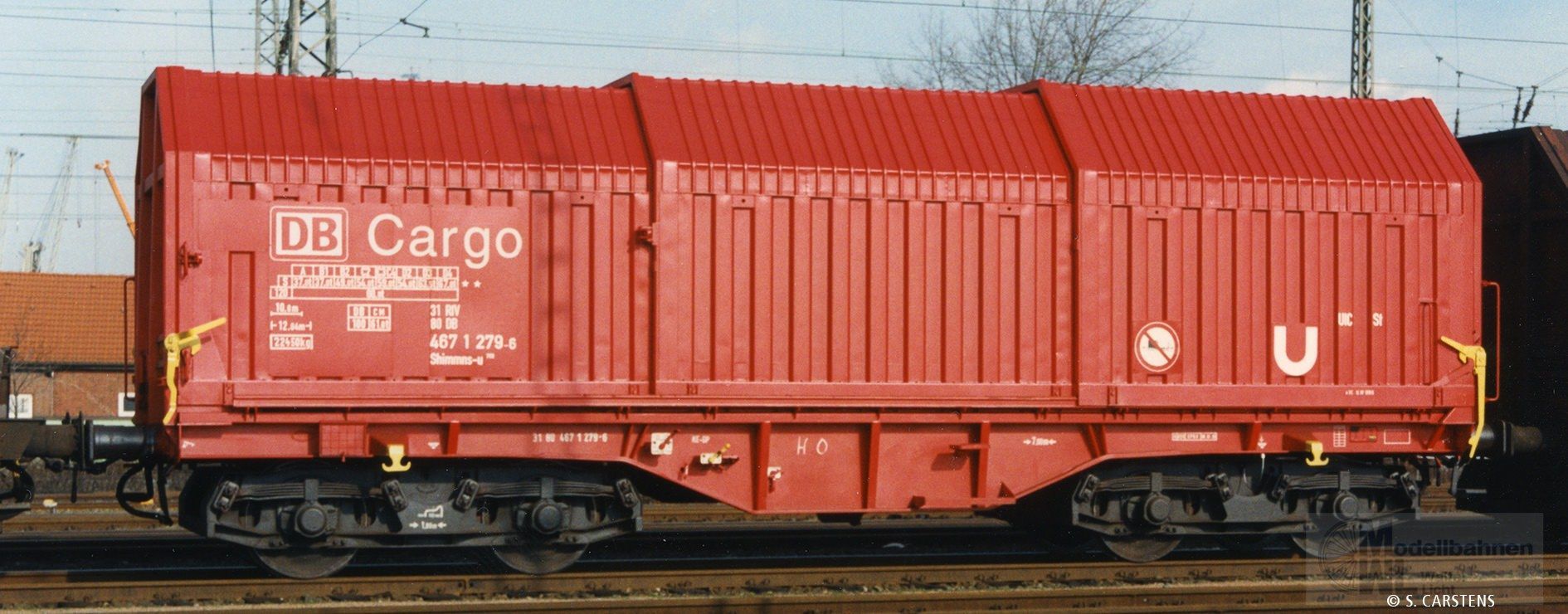Brawa 51009 - Teleskophaubenwagen DB Ep.VI Shimmns-u708 H0/GL Brawa 51009 - Teleskophaubenwagen DB Ep.VI Shimmns-u708 H0/GL