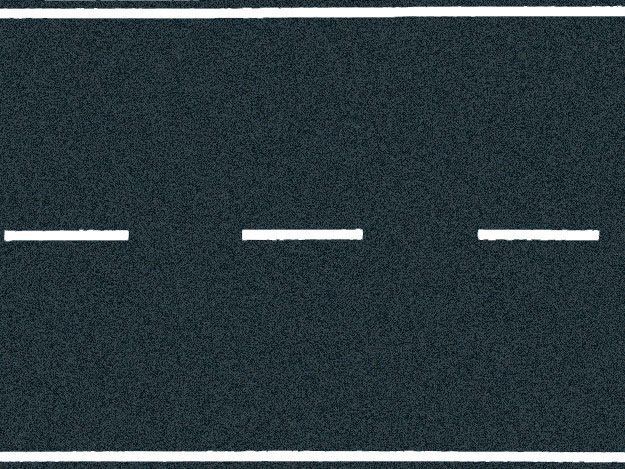 Noch 60700 - Bundesstraße Asphalt, 100 x 8 cm H0 1:87