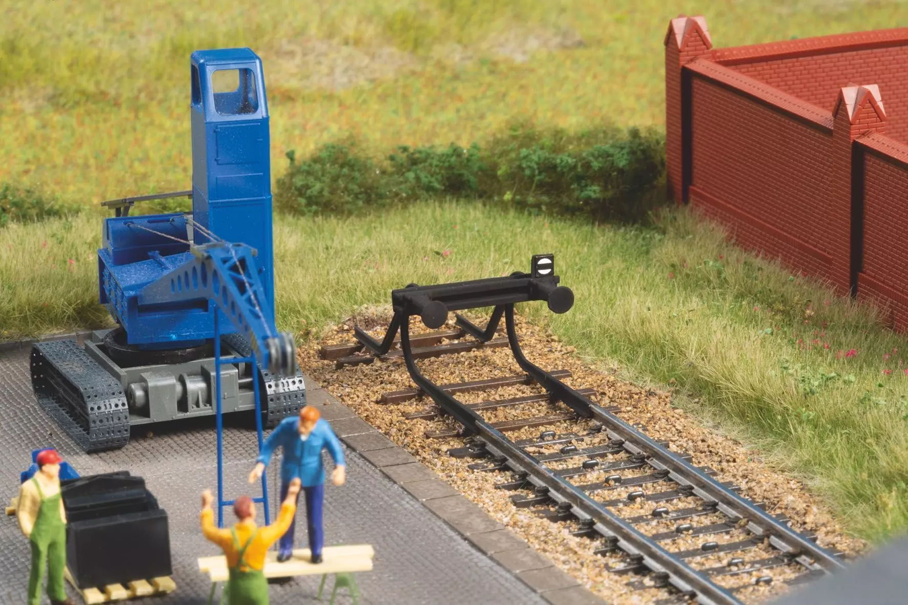 Auhagen 41664 - Prellbock geschwungen H0 1:87