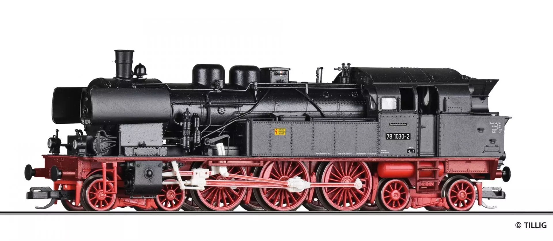 Tillig 04205 - Dampflok BR 78 1030-2 DR Ep.IV TT 1:120