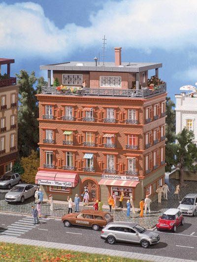 Vollmer 43611 - Penthaus mit Dachterasse H0 1:87 Vollmer 43611 - Penthaus mit Dachterasse H0 1:87