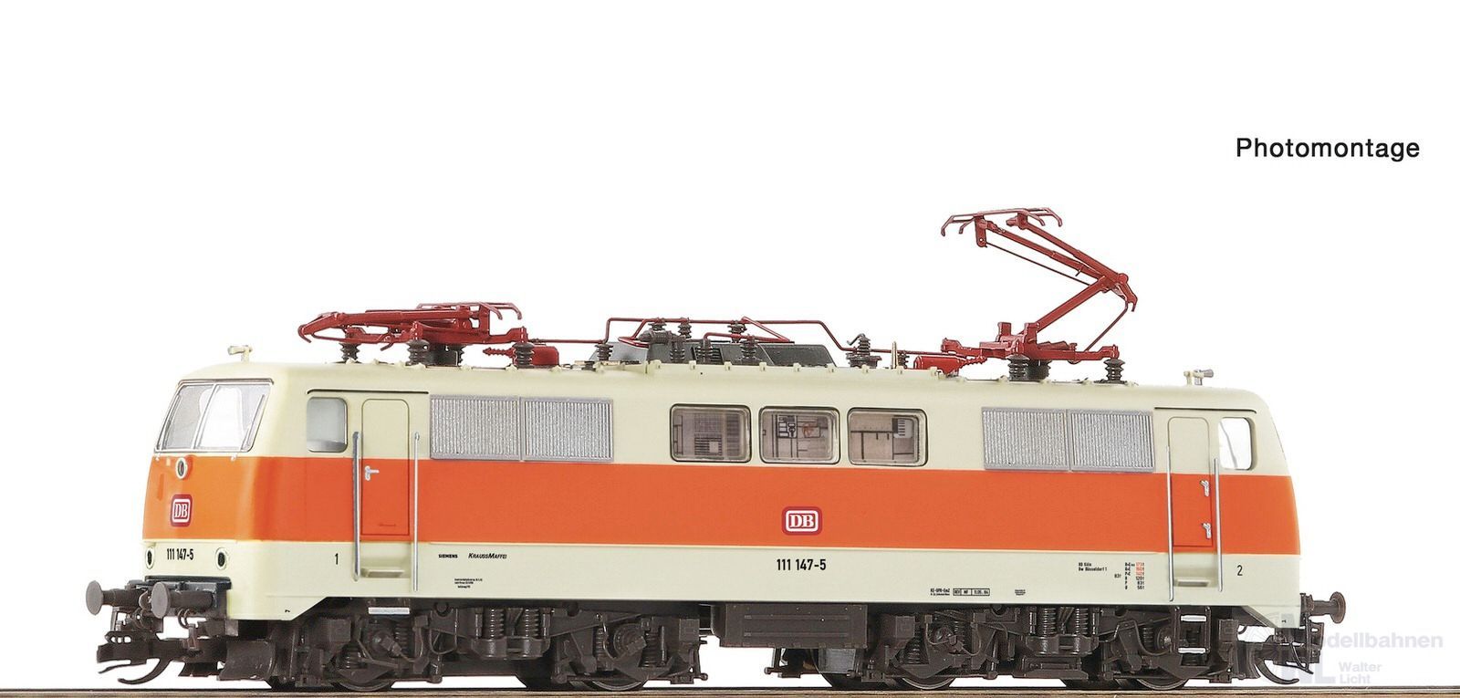 Roco 7580044 - E-Lok BR 111 DB Ep.IV S-Bahn TT 1:120