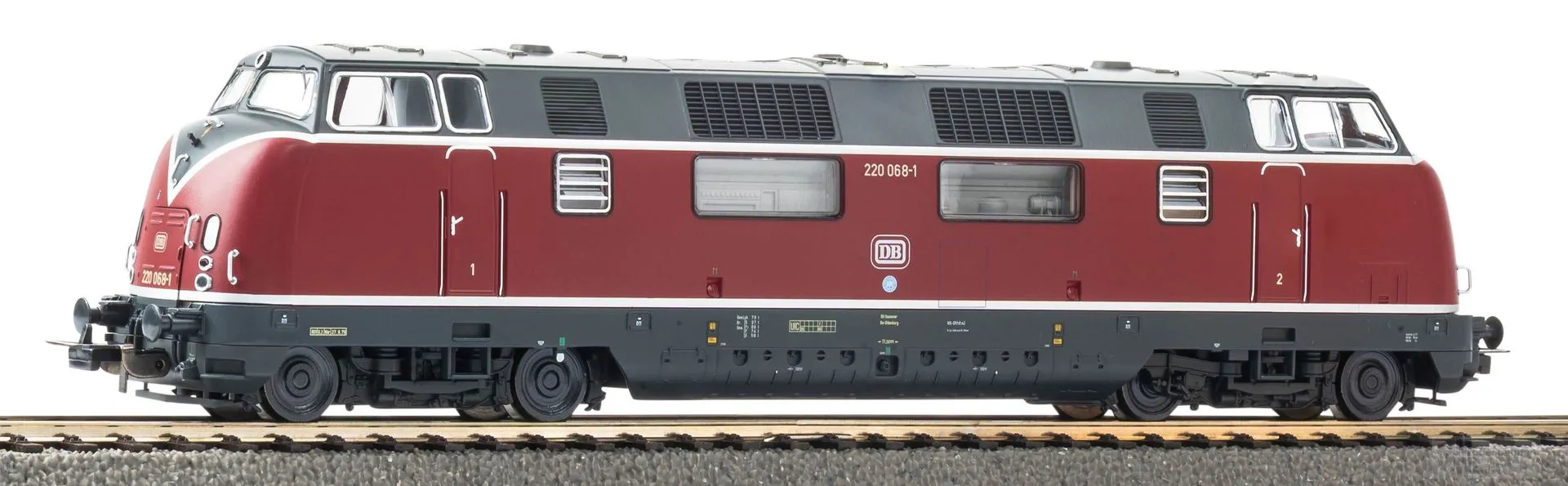 Piko 59726 - Diesellok BR 220 DB Ep.IV rot H0/GL