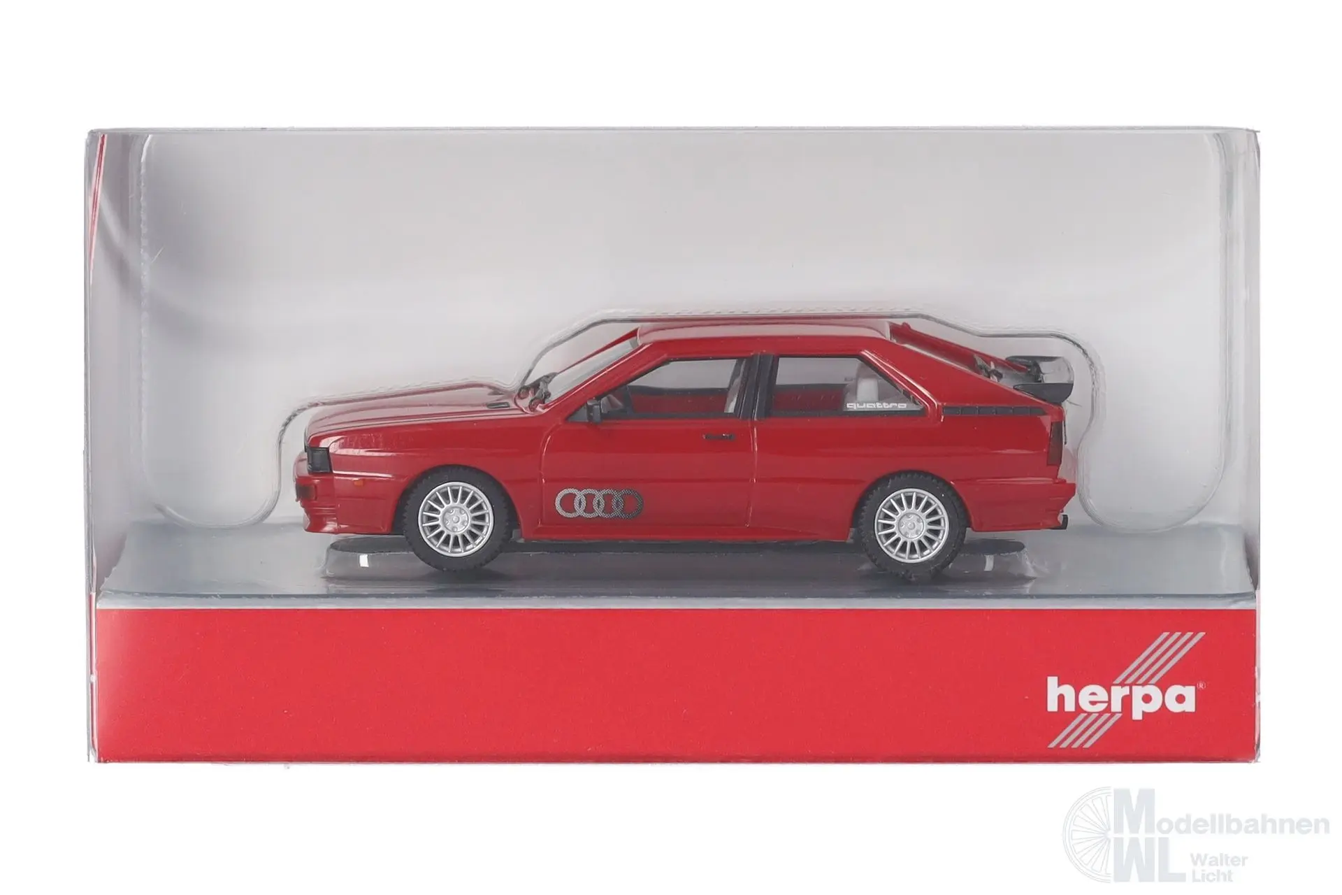 Herpa 023337 - Audi Ur-Quattro Tornadorot H0 1:87