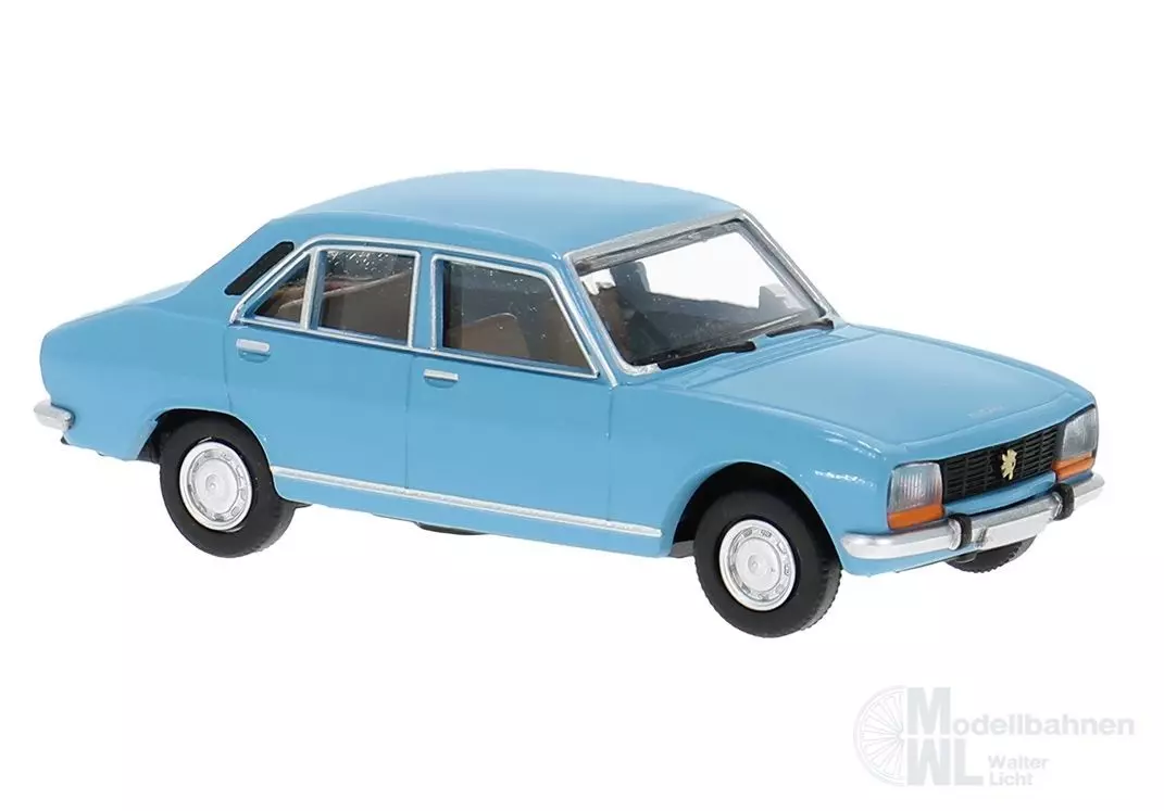Brekina 29121 - Peugeot 504 in vert torrent Sturzbachgrün H0 1:87
