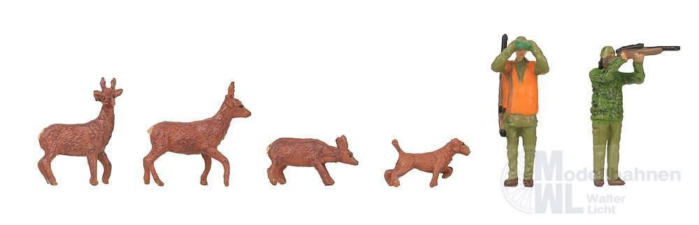 Faller 151702 - Jäger und Rehe H0 1:87 Faller 151702 - Jäger und Rehe H0 1:87
