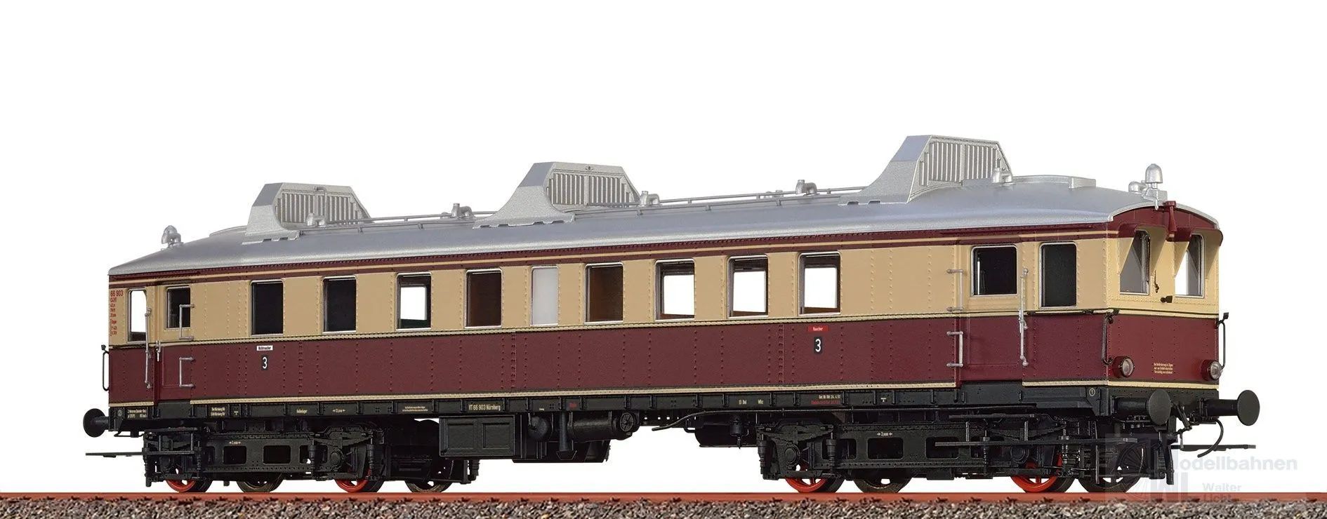 Brawa 44440 - Triebwagen VT 66.9 DB Ep.III H0/GL Basic+