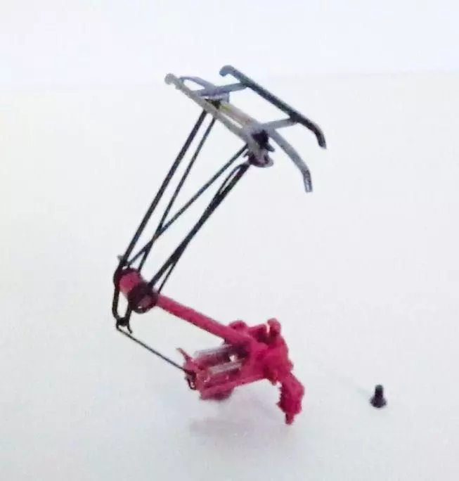 Piko 56166 - Stromabnehmer Hobby-Loks Metall rot für BR193 H0