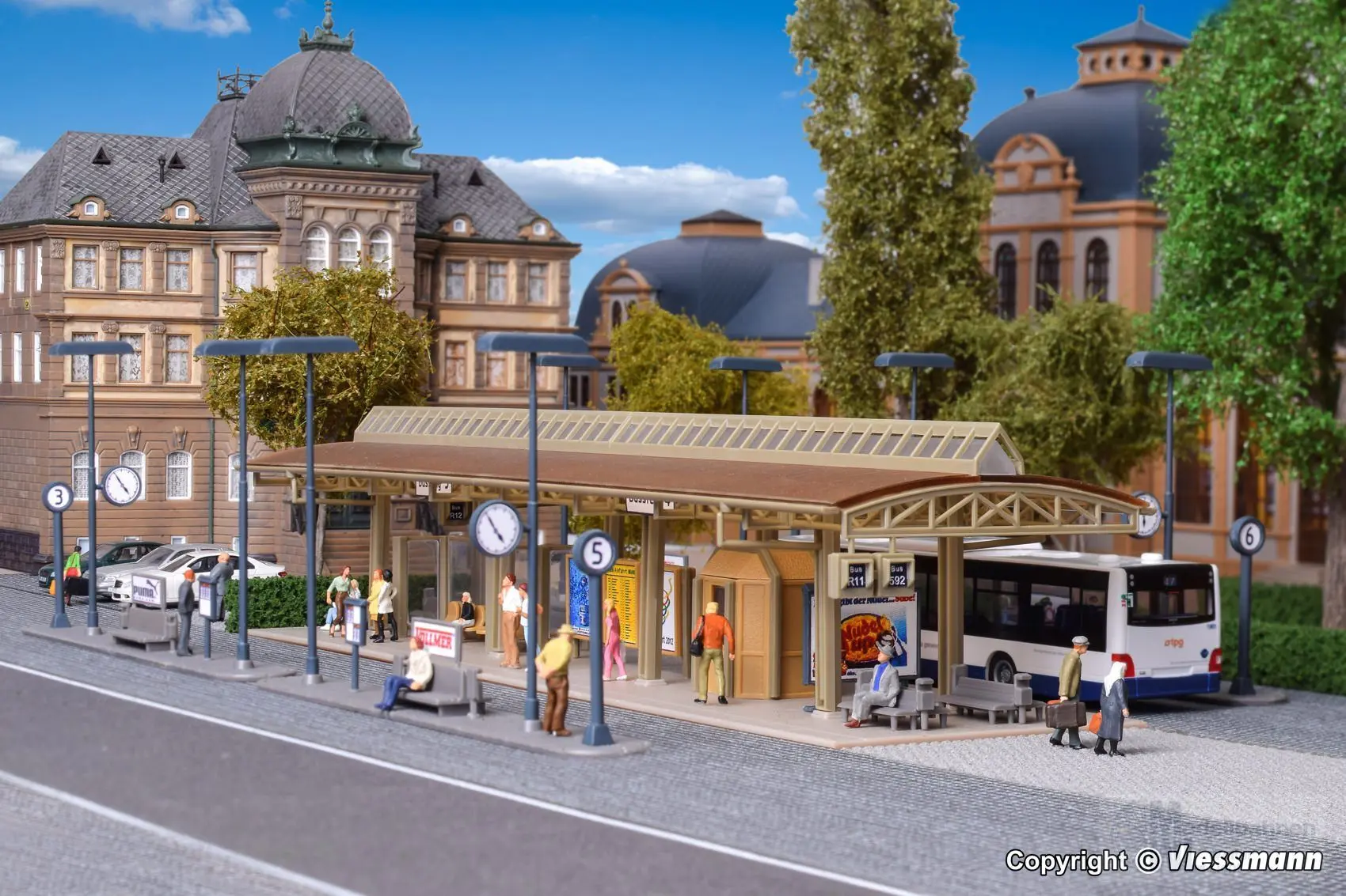 Vollmer 45149 - Busstation überdacht H0 1:87