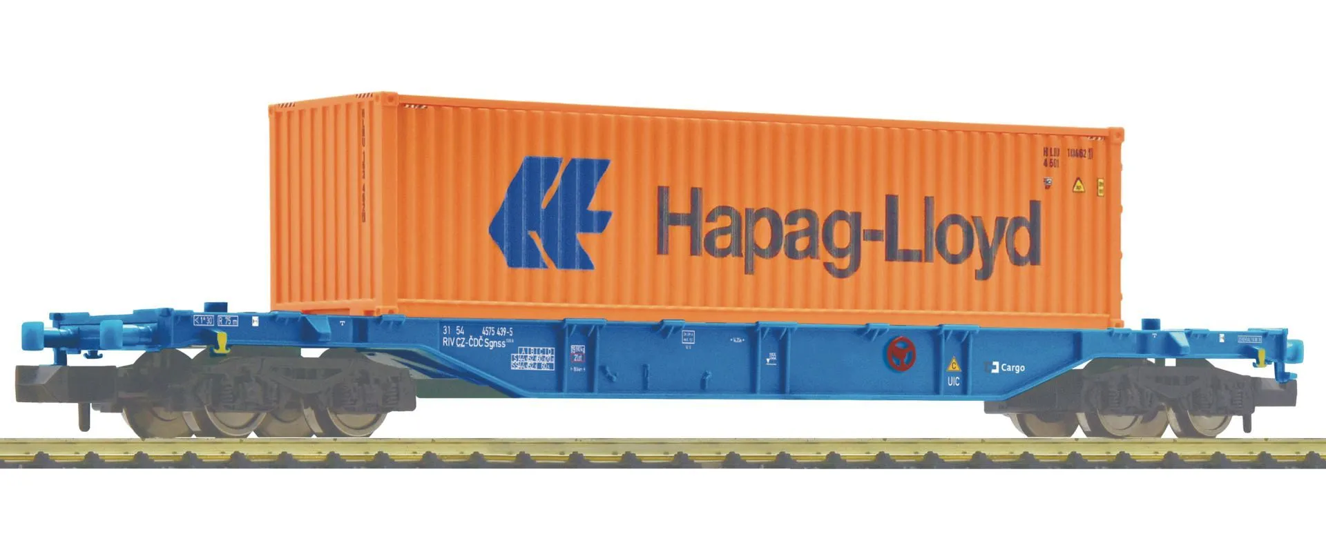 Fleischmann 6660183 - Containertragwagen CD Cargo Ep.VI Sgns N 1:160