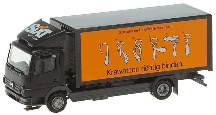 Faller 161561 - MB Atego Koffer (Sixt) H0 1:87