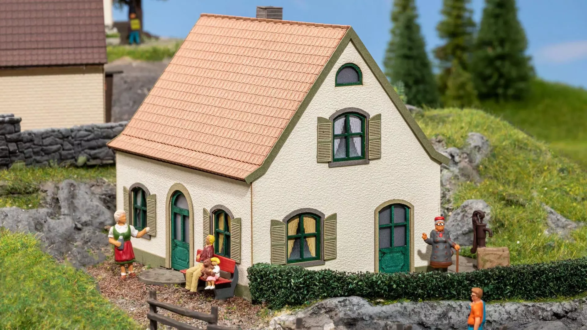 Noch 63608 - Kleines Einfamilienhaus N 1:160