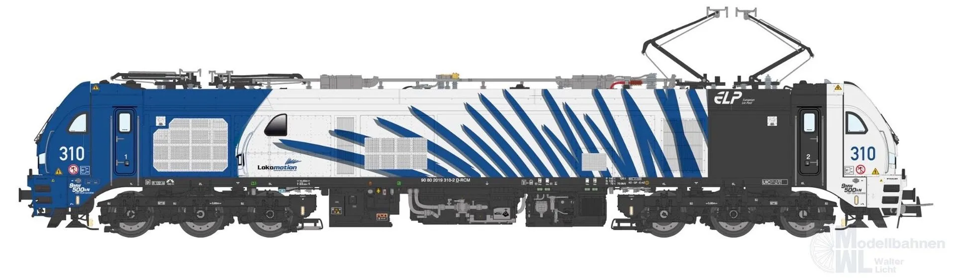 Sudexpress N0193101 - Zweikraftlok BR 2019 310-2 Euro 9000 Lokomotion Ep.VI N 1:160