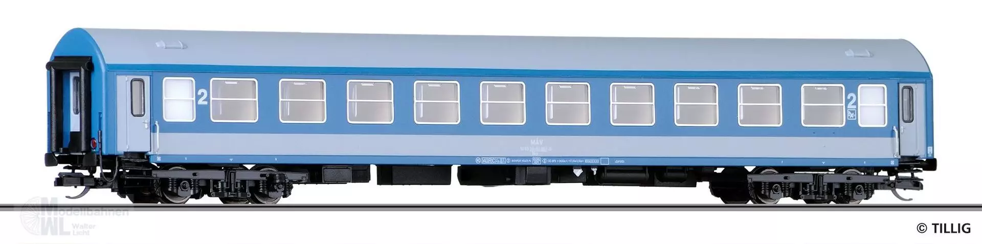 Tillig 16417 - Personenwagen MAV Ep.IV 2.Kl. Typ Y/B 70 TT 1:120