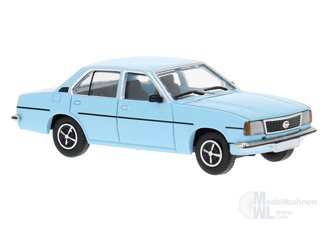 PCX-Models 870812 - Opel Ascona B 4-türig hellblau H0 1:87