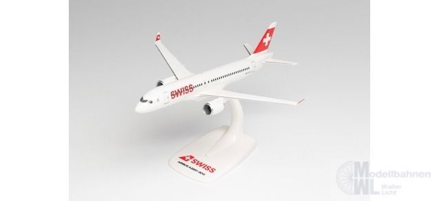 Herpa 613323 - Airbus A220-300 Swiss International Air Lines HB-JCQ 1:200 Herpa 613323 - Airbus A220-300 Swiss International Air Lines HB-JCQ 1:200