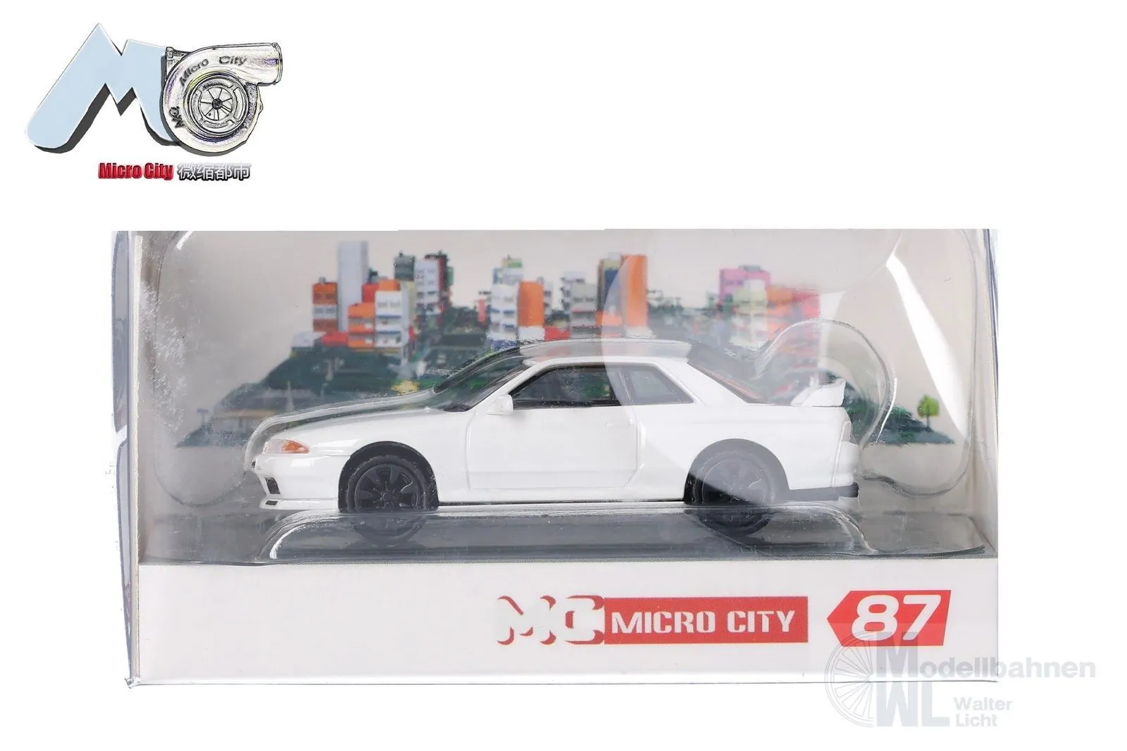 Herpa 87MC000102 - Nissan Skyline GTR32 weiß H0 1:87