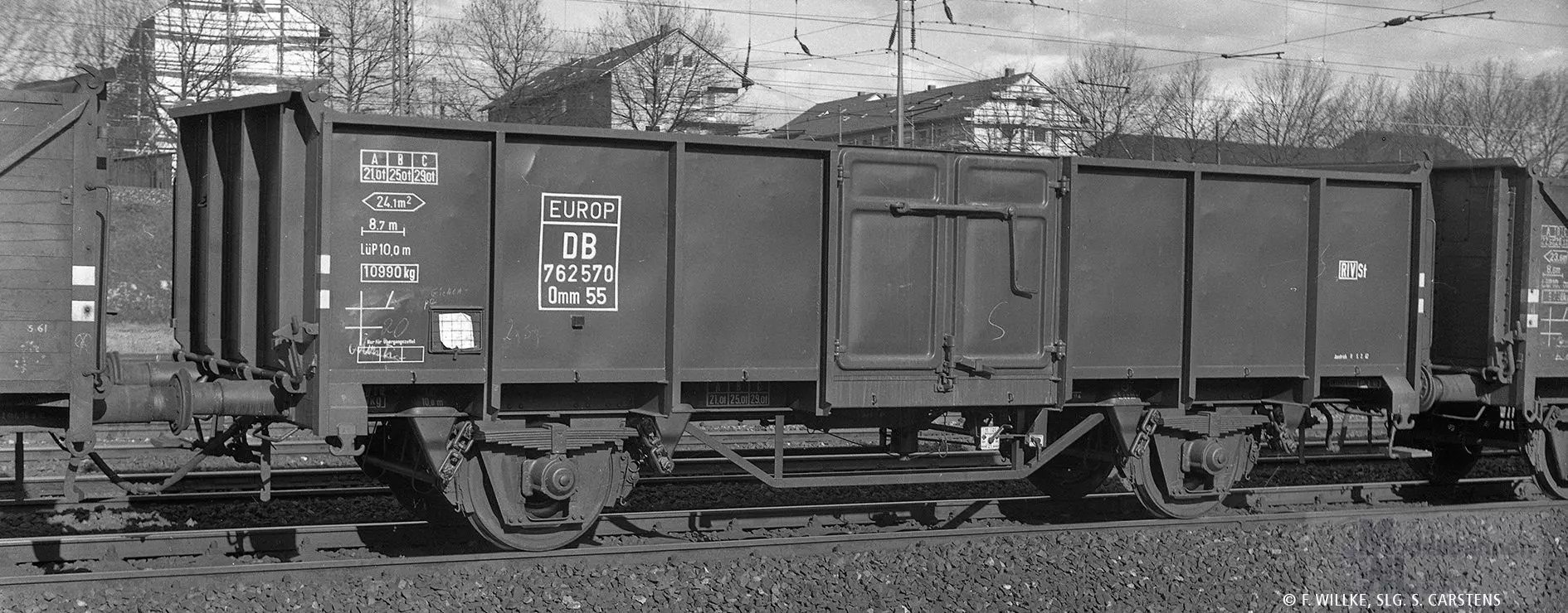Brawa 50059 - Güterwagen offen DB Ep.III Omm55 762 570 H0/GL