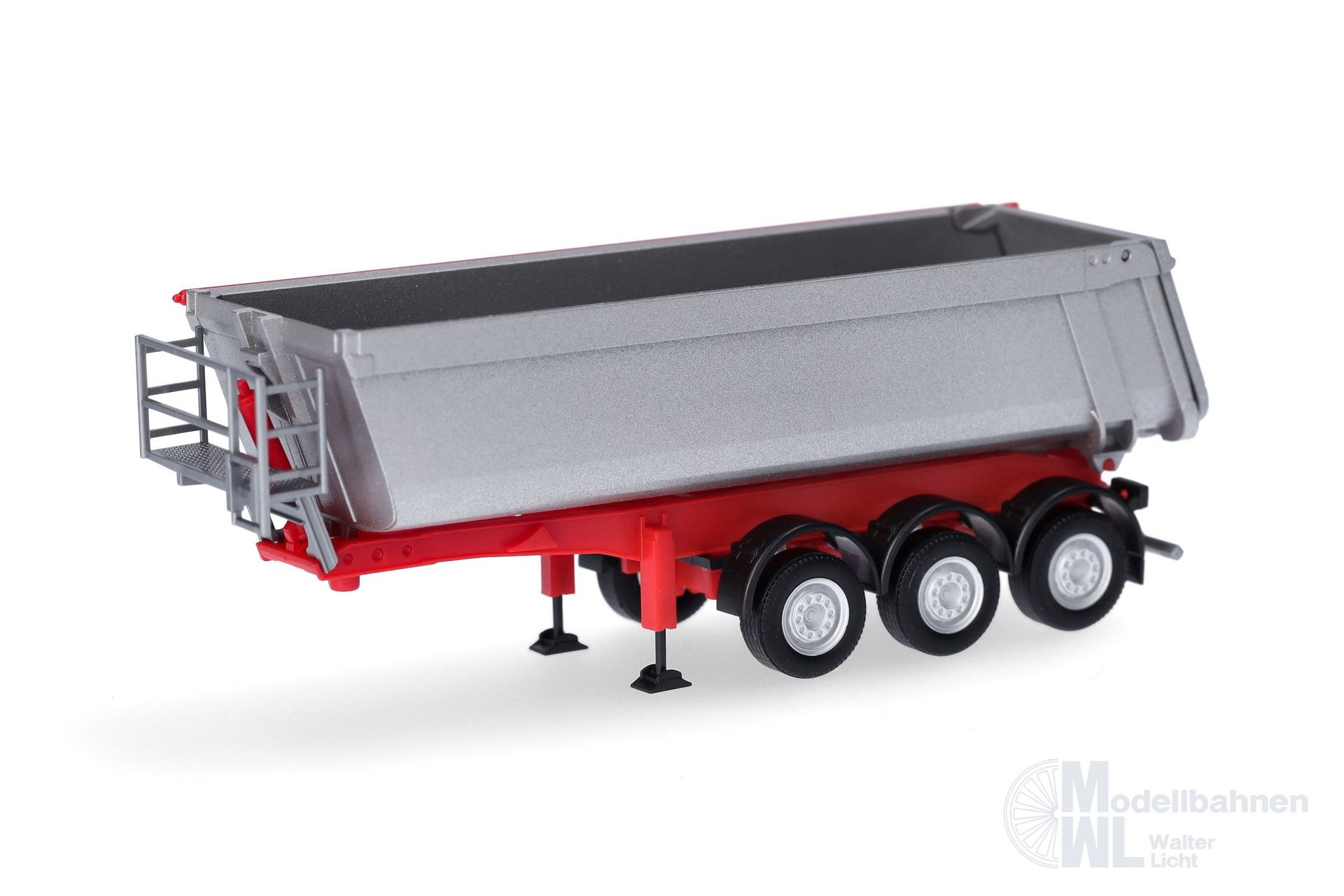 Herpa 077026-002 - Schmitz Kippauflieger silber H0 1:87 Herpa 077026-002 - Schmitz Kippauflieger silber H0 1:87