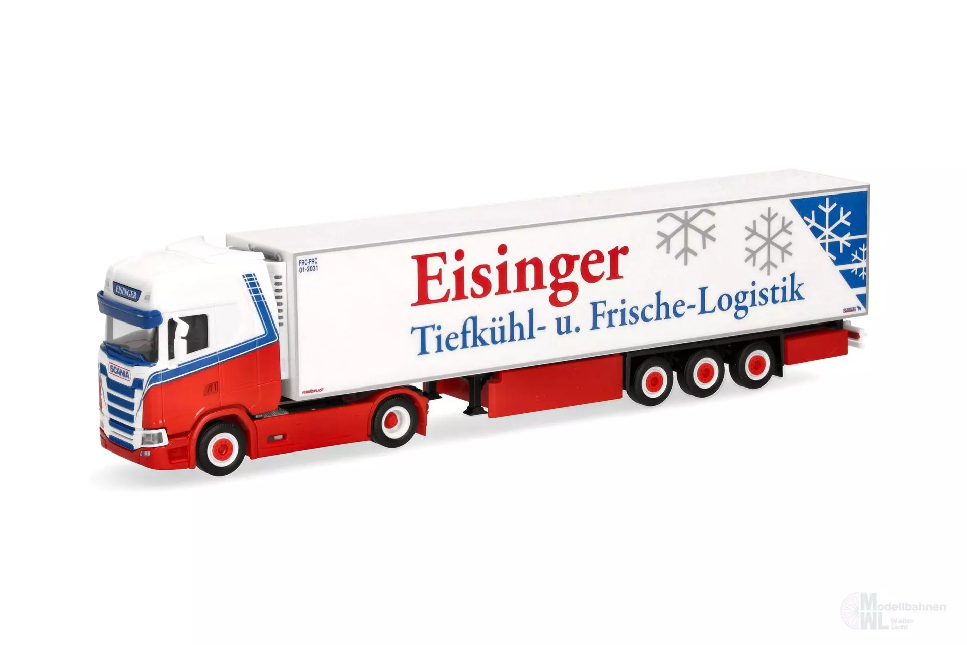 Herpa 318594 - Scania CS20 HD Kühlkoffer Sattelzug Eisinger H0 1:87
