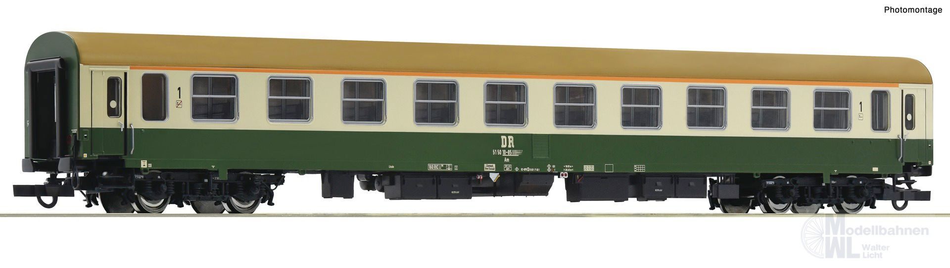 Roco 6200114 - Schnellzugwagen DR Ep.IV 1.Kl. H0/GL