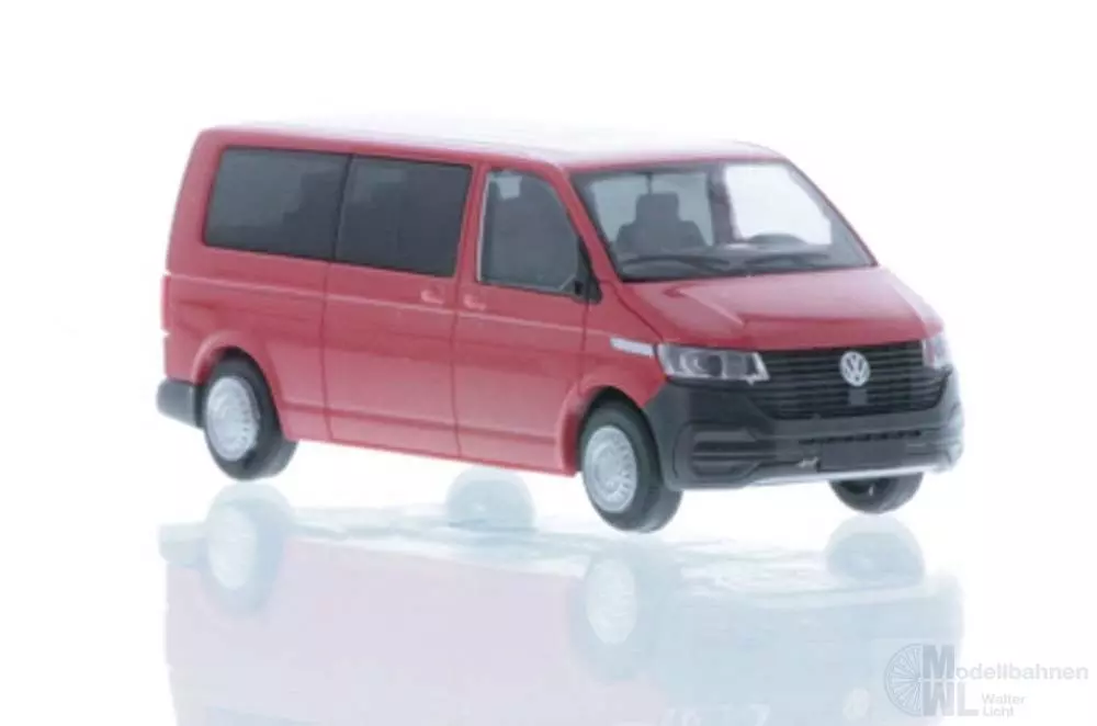 Rietze 11623 - Volkswagen T6.1 LR Bus FD kirschrot H0 1:87
