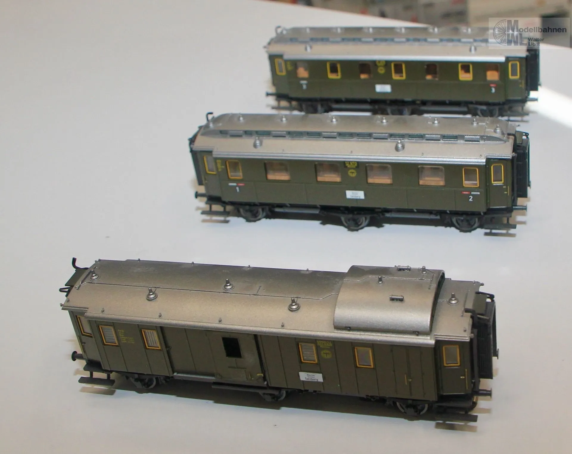 Märklin 43973 - MÄRKLIN - Wagen-Set Oldtimer Personenzug DRG Ep.II 3.tlg. H0/WS