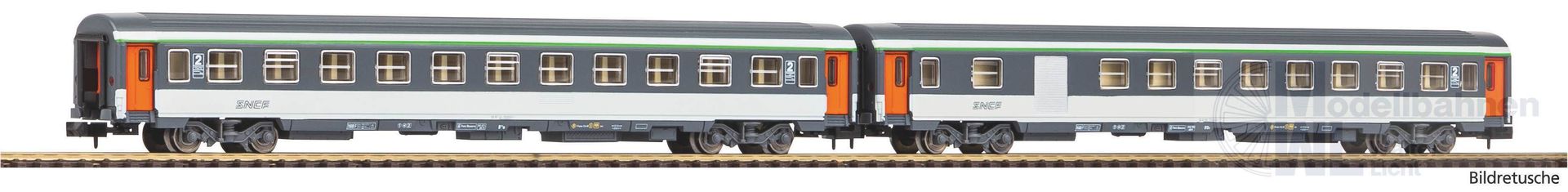 Piko 94506 - Abteilwagen Set SNCF Ep.IV/V 2.Kl./2.Kl./Gepäck N 1:160